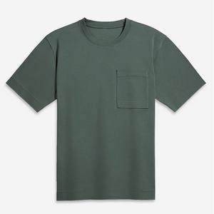 High Quality Heavyweight Cotton Solid Color T Shirts Plus Size Drop Shoulder Fitness O-Neck T Shirts Light Breathable - Product Image 5