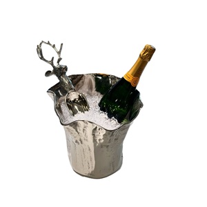 Refroidisseur de boissons à haute tendance Décor de table royal luxueux Refroidisseurs de vin à la demande avec baignoire de maintien de corde - Product Image 4