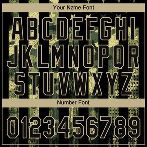 Camo Flag OEM Sublimación personalizada Softball Béisbol 2 botones Jersey Negro 2 botones béisbol Club Jersey Venta completa - Product Image 5