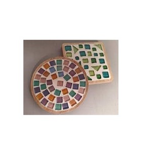Style Coaster Mosaic Colorful Round Shape Coaster Hotel/Home/Restaurant et utilisation et Offre Spéciale faits à la main - Product Image 2