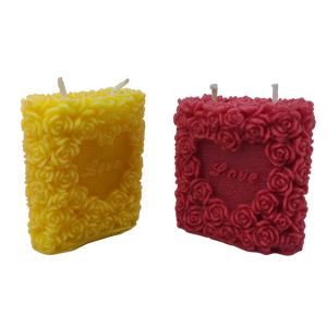 Vela Aromática con Aroma a Rosa y Amor |   Vela Decorativa con Diseño de Corazón Floral para Regalos y Decoración del Hogar - Product Image 5