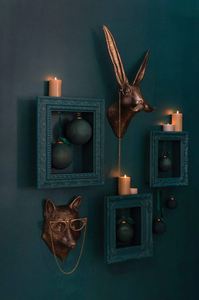 Visages décoratifs d'animaux en laiton AK pour tenture murale en métal décor à la maison tenture murale décor à la maison - Product Image 3