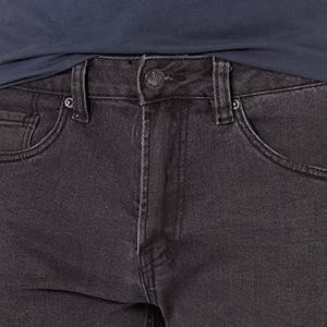 Short en jean sur mesure pour hommes 100% coton motif solide taille moyenne Style décontracté léger - Product Image 3