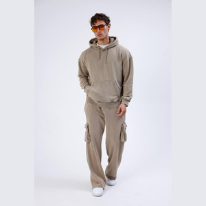 ชุดวอร์มผ้าฝ้ายแบบสวมหัวสำหรับทั้งชายและหญิงชุดวอร์มไซส์ใหญ่พิเศษทำจากผ้าคอตตอนสำหรับฤดูหนาวมีฮู้ดพร้อมผ้าคอตตอน100% - Product Image 1