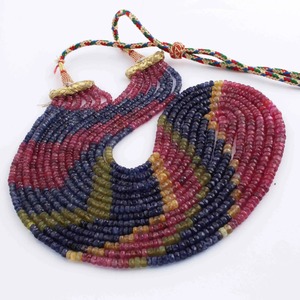 Elegant Handmade Acrylic Geometric Seed Beads Jade Multi-Layer Necklace Bold <b>Statement</b> Trendy Fashion <b>Jewelry</b> Unisex Competitive - Product Image 4