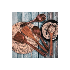 Juegos de utensilios de cocina naturales a buen precio con logotipo personalizado del fabricante de Vietnam diseño OEM/ODM para utensilios de cocina - Product Image 1