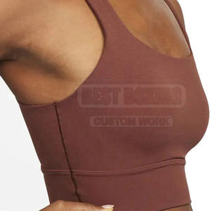 บราออกกำลังกายเซ็กซี่สำหรับผู้หญิงปรับแรงกระแทกได้ปรับได้โลโก้ออกแบบได้ตามต้องการ - Product Image 5