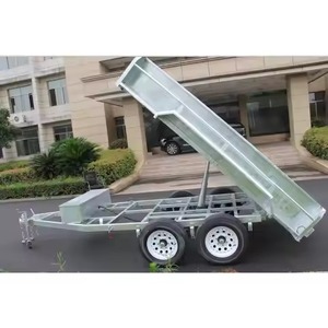 4 Rad 3-10 Tonnen Landwirtschaft Farm Trailer 2 Rad hydraulische Dump Traktor Anhänger Schlepptau hinter Traktoren Farm Anhänger zum Verkauf