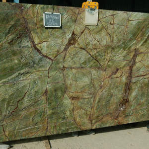 Losa de mármol verde Verdi de calidad superior india, acabado pulido, piedra de calcita verde, resistente al agua para uso en interiores de villas, India directa - Product Image 4