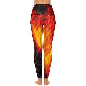 Ladies High Waist Custom Gym Pants Sublimation Printed Solid <b>Pattern</b> Yoga <b>Leggings</b> with Stretch OEM Supplier - Product Image 2