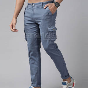 Pantalones Cargo de Lona Casuales Ligeros de Nuevo Diseño para Hombre con Cintura Media - Mejor Precio para Adultos - Product Image 3