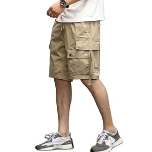Shorts pour hommes Cargo en coton pour hommes décontracté multi-poches séchage rapide respirant grande taille taille moyenne avec Logo 2026 - Product Image 3