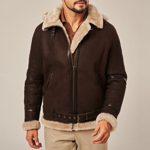 Plus Size Wholesale Price Zipper Men <b>Leather</b> Jacket OEM Service Best Prices Outdoor Use Stand Front Pocket Quick Dry Breathable - Product Image 2