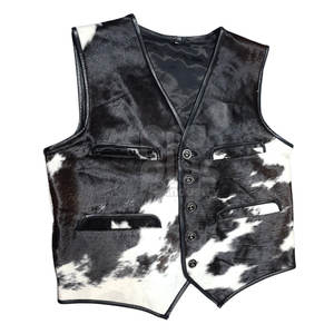 Chaleco de Cuero Vacuno para Hombre a la Moda - Prenda Exterior de Invierno Versátil, Duradera, Ecológica y Transpirable - Product Image 1