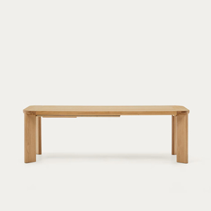 Mesa de comedor contemporánea de madera de teca Muebles de patio exterior Diseño moderno para restaurante Hotel y uso exterior-Loya - Product Image 2