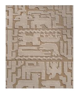 Alfombra de lana hecha a mano de alta calidad, textura gruesa, alfombras y juegos anudados a mano directamente del fabricante - Product Image 1