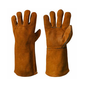 Guantes de soldadura de alta calidad Reklo Industries, Material de poliéster de 16 pulgadas, personalizables, duraderos, antideslizantes para uso industrial - Product Image 5