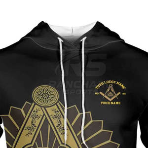 Sudadera con Capucha de Estilo Urbano con Diseño Masónico para Hombre, Sudadera con Capucha con Logotipo Masónico, Sudadera con Capucha de Mezcla de Algodón - Product Image 4