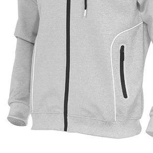 Survêtement de sport décontracté pour homme, coupe-vent d'hiver, imprimé personnalisé 2025, col à capuche, polyester/coton polaire, taille élastique - Product Image 6