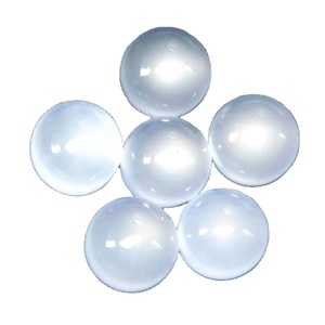 Mode fait à la main rond brillant forme naturel bleu calcédoine Cabochon coupe pierre précieuse en vrac pour la fabrication de bijoux au prix de gros - Product Image 2