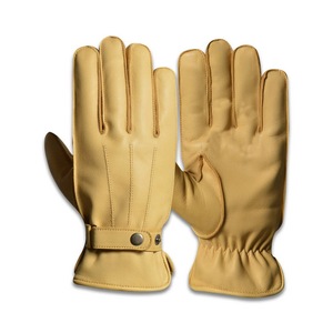 Guantes de vestir de cuero de piel de oveja de alta calidad hechos a medida transpirable invierno al aire libre vida diaria moda OEM servicio disponible - Product Image 1