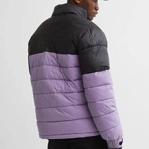 Chaqueta de lona de alta calidad para hombre, talla XL, tejida, transpirable, acolchada, cortavientos, ligera, con cierre de cremallera en contraste, logotipo personalizado, acabado de alta calidad. - Product Image 3