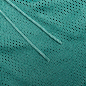 Shorts décontractés en maille unie avec logo personnalisé et poches, séchage rapide, respirants, couleur et taille personnalisées pour hommes, service OEM - Product Image 4