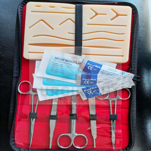 Kit de Suture de coussinet de pratique de Suture chirurgicale d'étudiants en soins infirmiers de haute qualité pour la formation médicale par des Instruments de Surgiright - Product Image 5