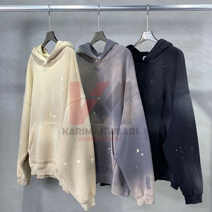 Sweat à capuche surdimensionné DTG personnalisé pour hommes et femmes pull imprimé direct sur vêtement sweat-shirt en coton lourd - Product Image 6