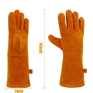 Guantes de soldadura de bajo precio | Guantes de soldadura de buena calidad con logotipo personalizado del mejor fabricante - Product Image 5