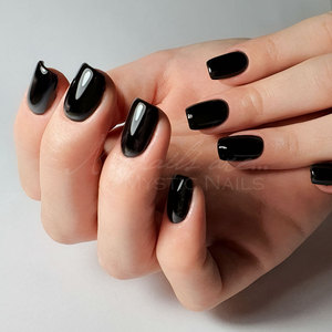 UV LED Gel <b>Polish</b> Color - Made in EU - CPNP - <b>Black</b> - Gel <b>Polish</b> 13 - Night Fever 12ml - Mystic Nails - Product Image 2