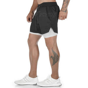 Servicio OEM, Pantalones Cortos Deportivos para Hombre, Cintura Elástica, Diseño Casual Sólido, Hechos de Poliéster/Nailon, Mejor Precio - Product Image 2