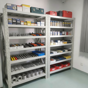 Étagère de rangement en acier robuste, unité d'étagérage d'entrepôt réglable, étagère de rangement métallique sans boulons, organisateur pour garage et <span class=keywords><strong>atelier</strong></span> - Product Image 1