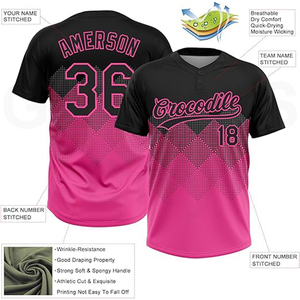 Performance Mesh Gants respirants City Baseball Jersey Conçu pour un confort de circulation d'air maximal avec col en V Jersey - Product Image 3