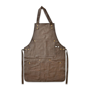 Delantal de cuero Carniceros de grano completo para aficionados Carpintería con bolsillos A + Calidad 2017 - Product Image 1