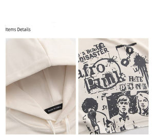 Nuevas sudaderas con capucha transpirables de moda Unisex, sudaderas de gran tamaño, jersey con estampado gráfico, sudaderas con capucha antipilling para mujer - Product Image 5