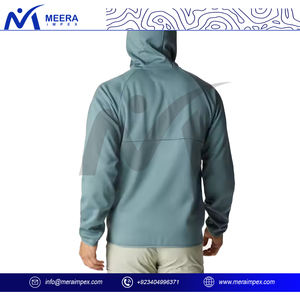 100% poliéster deportes suave Shell impermeable cremallera chaquetas de secado rápido suave Shell hombres chaqueta de senderismo al aire libre - Product Image 4