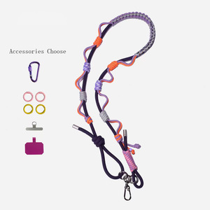 Nouvelle Sangle Réglable pour Téléphone Portable, Bandoulière Multifonctionnelle en Paracorde Tressée Faite Main, Cadeau Promotionnel pour l'Extérieur - Product Image 1