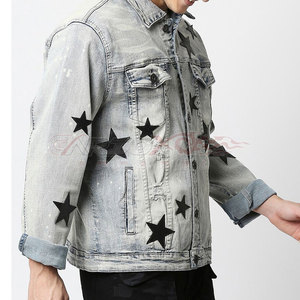 Veste en Jean en coton pour homme, vêtement tendance, meilleure vente, quantité minimale de commande - Product Image 2