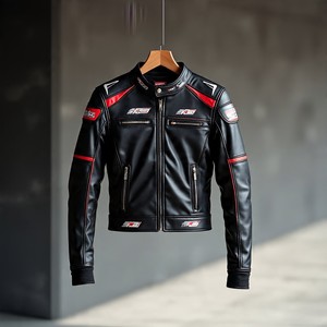 Exportadores de chaqueta de motorista de diseño personalizado pedido de una sola pieza - Product Image 5