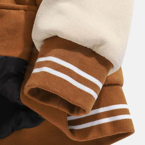Blouson d'hiver personnalisé style Letterman à col montant, qualité supérieure, séchage rapide, respirant, écologique, vêtement de mode long - Product Image 4