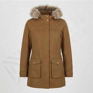 Men's Autumn Winter <b>Hooded</b> Parka <b>Jacket</b> Fashionable Customized Color Cotton Thick Warm <b>Fur</b> Padded Coat Printed Fabric Outerwear - Product Image 1