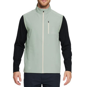 Gilet softshell léger coupe-vent personnalisé avec logo, fermeture éclair intégrale, en polaire martial, sans manches, pour homme - Product Image 3