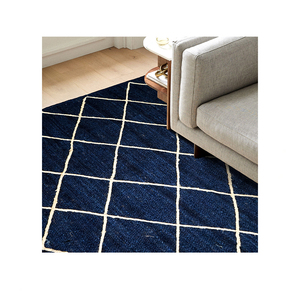 Vente en gros de tapis de jute de luxe faits à la main taille personnalisée pour un usage domestique design moderne écologique par un fournisseur professionnel - Product Image 1
