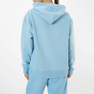 Sudadera con Capucha Personalizada de Gran Tamaño, Corta, de Felpa de Algodón, con Logotipo Frontal, para Mujer, Servicio OEM - Product Image 4