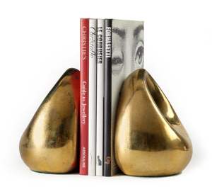 Serre-livres modernes à double couche de métal à pliage latéral, occasion d'anniversaire subtile, cadeau parfait - Product Image 2