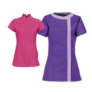 Haute Qualité Mode Salon Gommage Top Beauté Tuniques Salon Uniformes Salon De Beauté Dames Spa Uniforme Esthéticienne Uniforme pour Femmes - Product Image 3