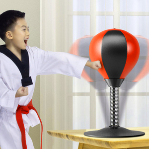 บอลล์ควบคุมความเร็วทำจากหนัง,บอล Dodge Ball ความเร็วมวยสำหรับออกกำลังกายประกอบด้วยวงแหวนล็อก2ชิ้น - Product Image 2