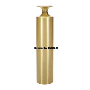 ผู้ผลิตแจกันดอกไม้โลหะคุณภาพที่เหนือกว่าที่วางดอกไม้ทําด้วยมือขายร้อนโต๊ะขายส่งแจกันดอกไม้ - Product Image 2