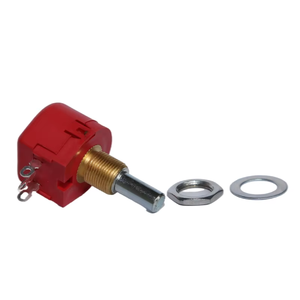 Potenciómetro enrollado de alambre rotativo W1 WX118 <span class=keywords><strong>ABK</strong></span> 2W 1K 2K 5K 10K 10% Tolerancia roja - Product Image 4